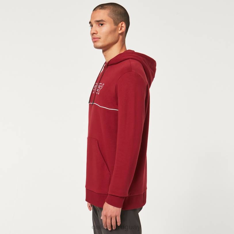 Oakley sudadera con capucha club house b1b po XT4H2559 ropa rojo hierro