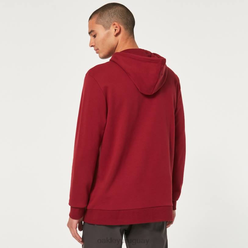 Oakley sudadera con capucha club house b1b po XT4H2559 ropa rojo hierro