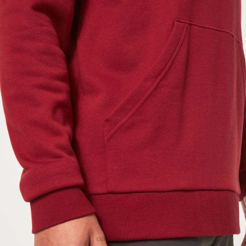 Oakley sudadera con capucha club house b1b po XT4H2559 ropa rojo hierro