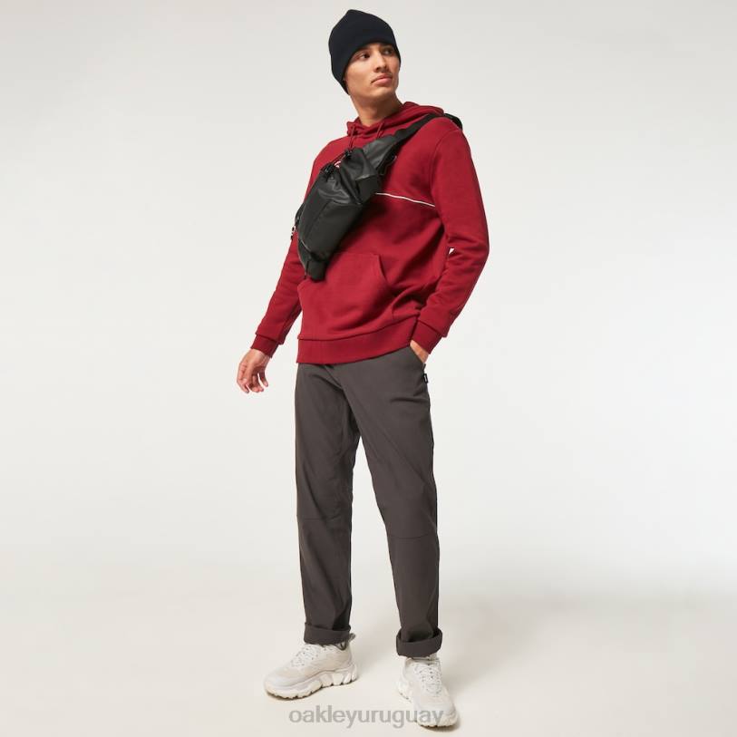 Oakley sudadera con capucha club house b1b po XT4H2559 ropa rojo hierro