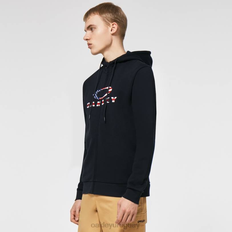 Oakley sudadera con capucha corteza fz 2.0 XT4H2253 ropa bandera negra/americana