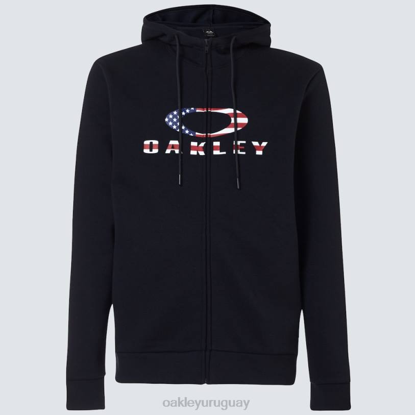 Oakley sudadera con capucha corteza fz 2.0 XT4H2253 ropa bandera negra/americana