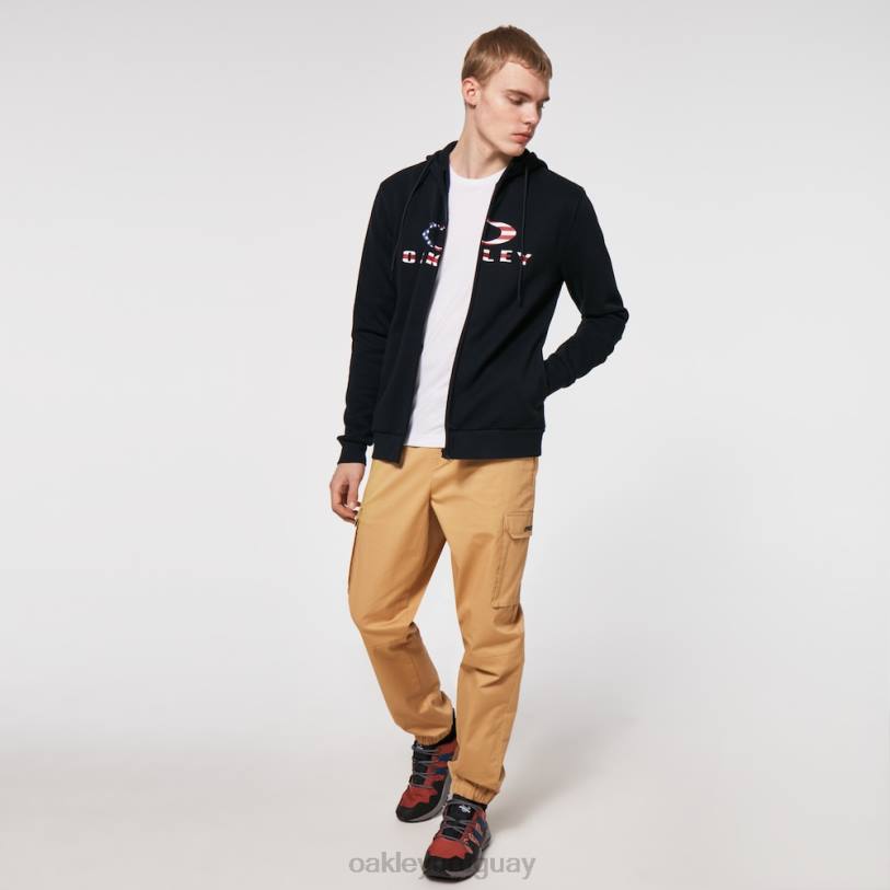 Oakley sudadera con capucha corteza fz 2.0 XT4H2253 ropa bandera negra/americana