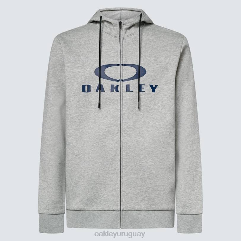 Oakley sudadera con capucha corteza fz 2.0 XT4H2256 ropa nuevo granito brezo/braza