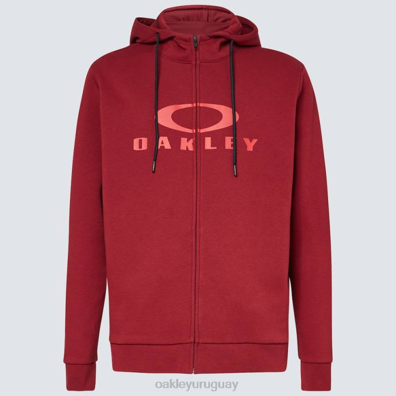 Oakley sudadera con capucha corteza fz 2.0 XT4H2257 ropa rojo hierro