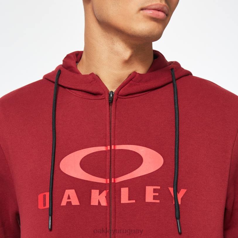 Oakley sudadera con capucha corteza fz 2.0 XT4H2257 ropa rojo hierro