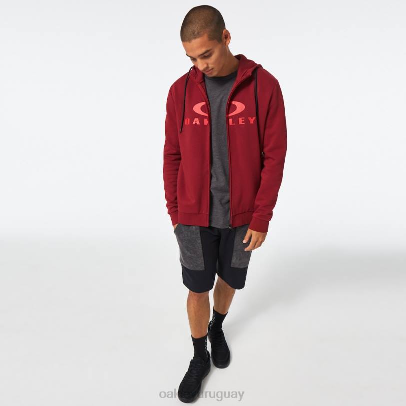 Oakley sudadera con capucha corteza fz 2.0 XT4H2257 ropa rojo hierro
