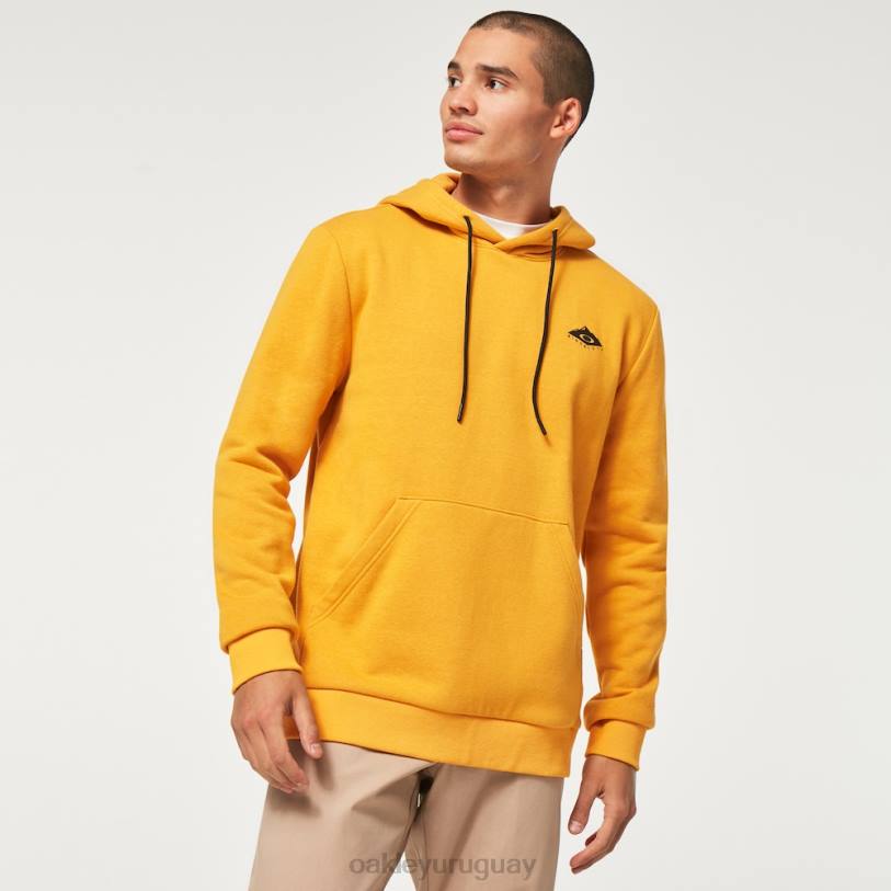 Oakley sudadera con capucha de pico po XT4H2321 ropa ámbar amarillo