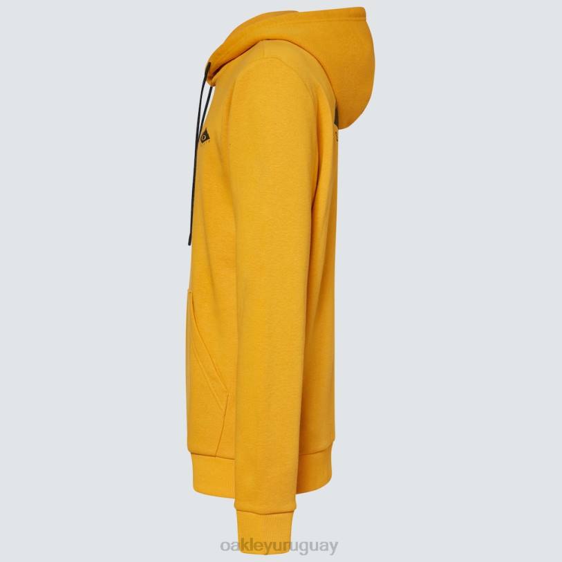 Oakley sudadera con capucha de pico po XT4H2321 ropa ámbar amarillo