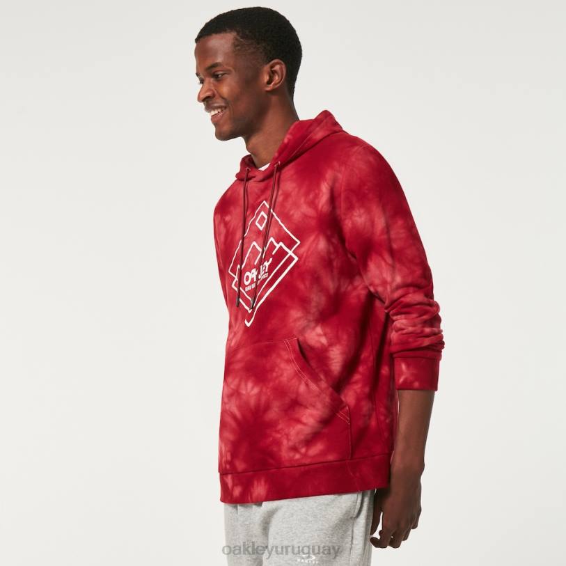 Oakley sudadera con capucha de walklust po XT4H2309 ropa rojo hierro
