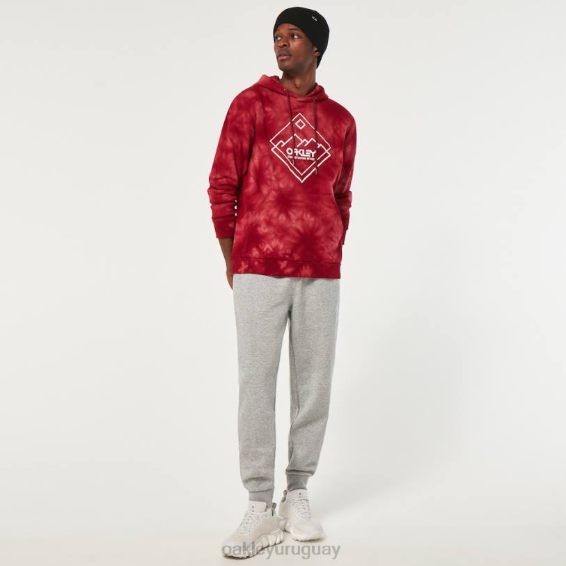 Oakley sudadera con capucha de walklust po XT4H2309 ropa rojo hierro
