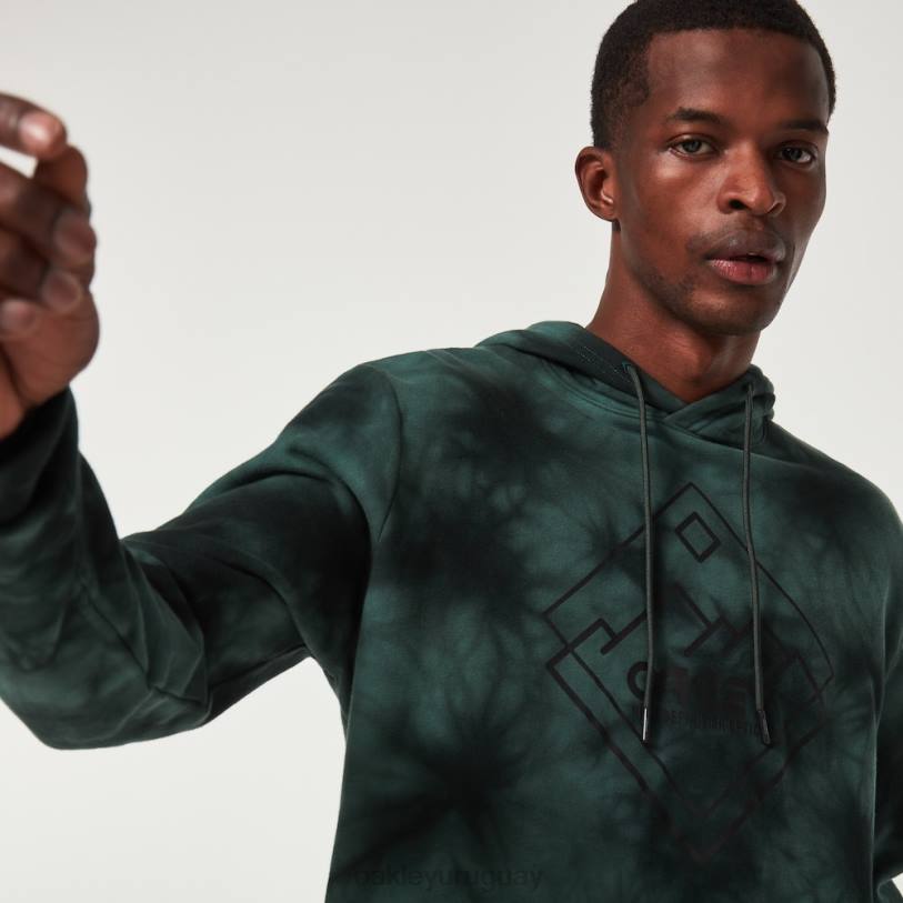 Oakley sudadera con capucha de walklust po XT4H2310 ropa cazador verde