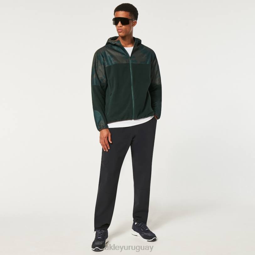 Oakley sudadera con capucha de wanderlust fz XT4H2304 ropa estampado td verde/montaña