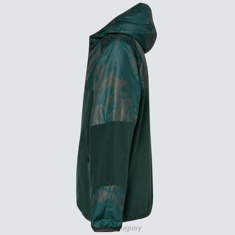 Oakley sudadera con capucha de wanderlust fz XT4H2304 ropa estampado td verde/montaña