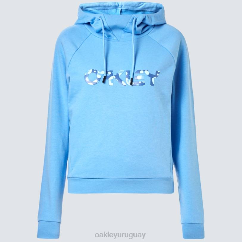 Oakley sudadera con capucha polar 2.0 para mujer XT4H2636 ropa brisa azul