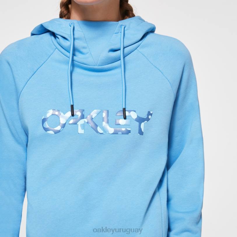 Oakley sudadera con capucha polar 2.0 para mujer XT4H2636 ropa brisa azul