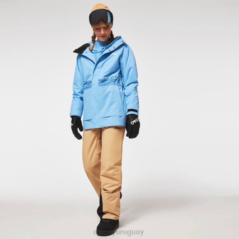 Oakley sudadera con capucha polar 2.0 para mujer XT4H2636 ropa brisa azul