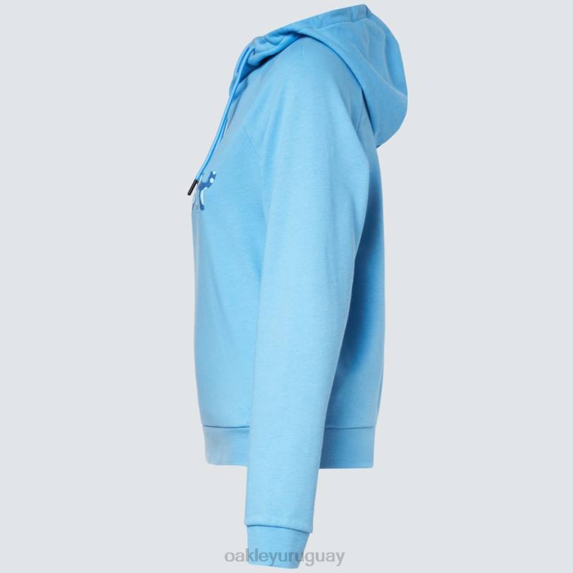 Oakley sudadera con capucha polar 2.0 para mujer XT4H2636 ropa brisa azul