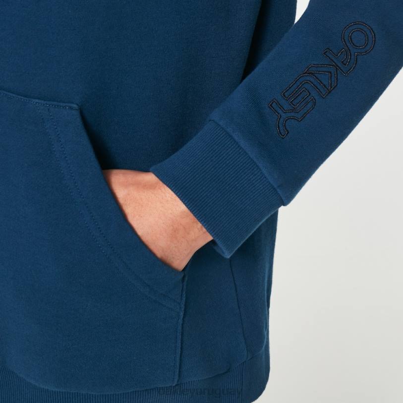 Oakley sudadera con capucha que se desvanece XT4H2317 ropa gradiente azul