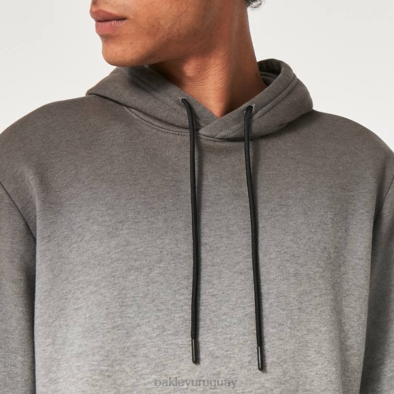 Oakley sudadera con capucha que se desvanece XT4H2318 ropa gradiente negro
