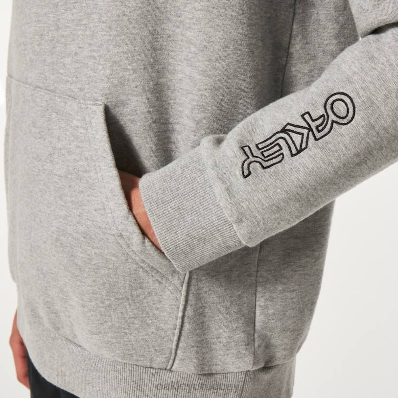 Oakley sudadera con capucha que se desvanece XT4H2318 ropa gradiente negro