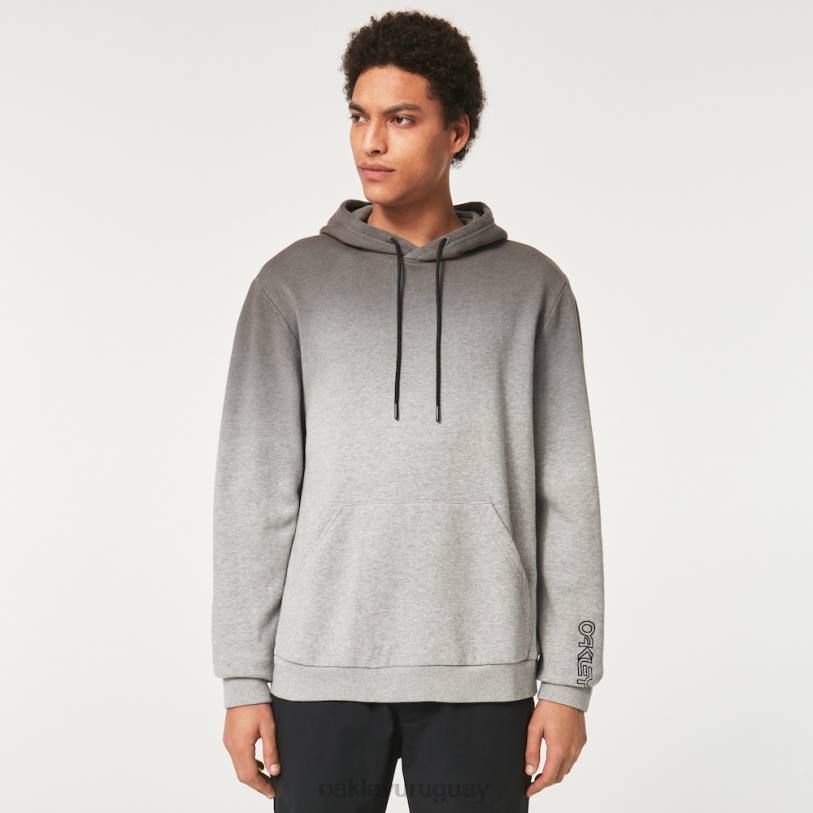 Oakley sudadera con capucha que se desvanece XT4H2318 ropa gradiente negro