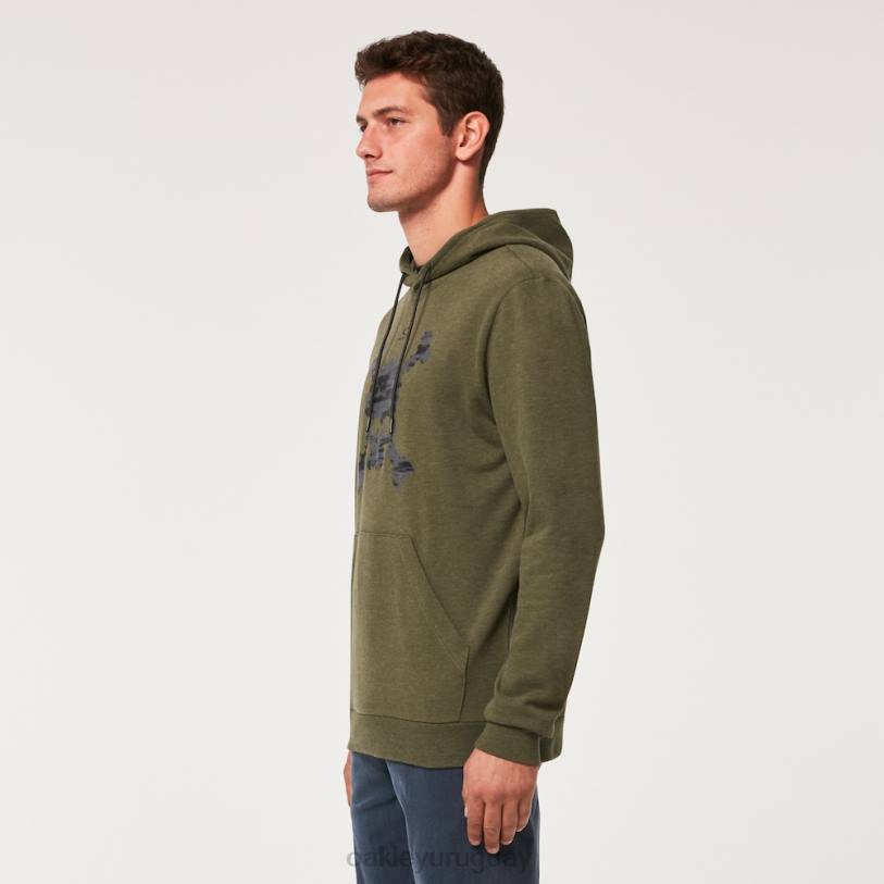 Oakley sudadera con capucha y calavera de camuflaje XT4H2295 ropa nuevo pincel oscuro hthr