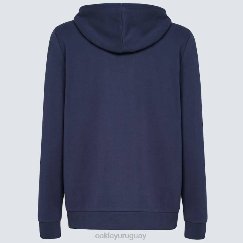Oakley sudadera con capucha y cierre completo de peluche XT4H2504 ropa brazas/poseidón