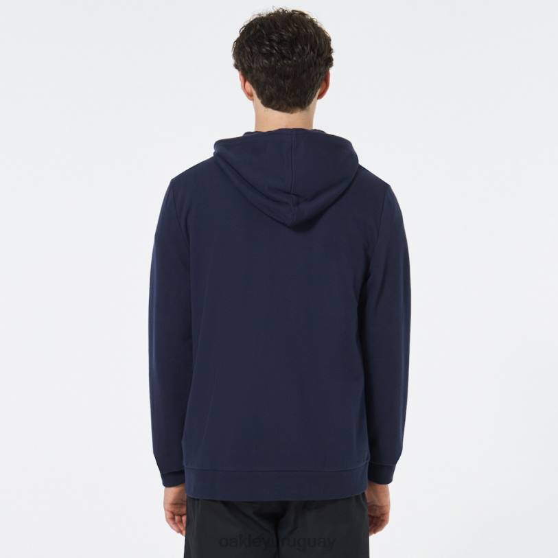 Oakley sudadera con capucha y cierre completo de peluche XT4H2504 ropa brazas/poseidón