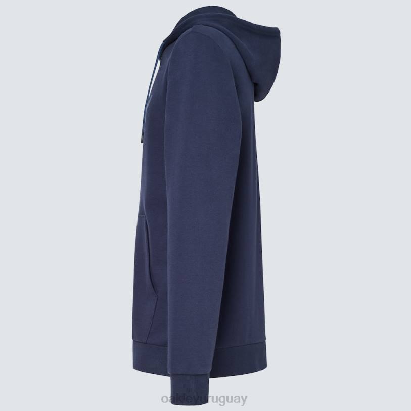 Oakley sudadera con capucha y cierre completo de peluche XT4H2504 ropa brazas/poseidón