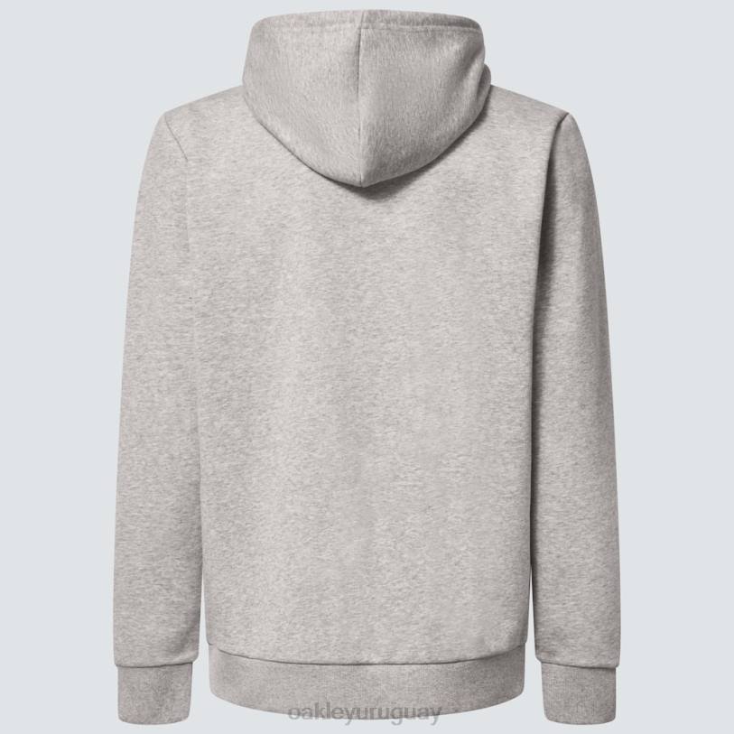 Oakley sudadera con capucha y cremallera completa elipse XT4H2280 ropa nuevo granito hthr