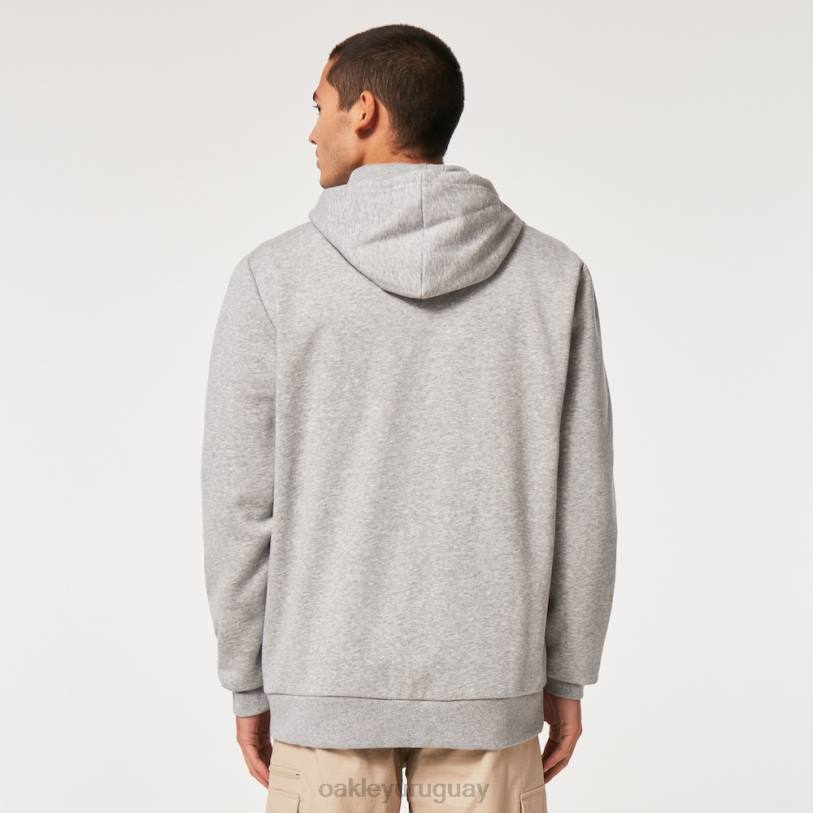 Oakley sudadera con capucha y cremallera completa elipse XT4H2280 ropa nuevo granito hthr