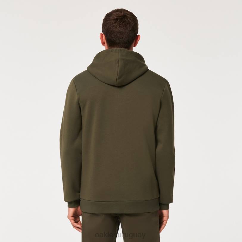 Oakley sudadera con capucha y cremallera completa elipse XT4H2282 ropa nuevo pincel oscuro