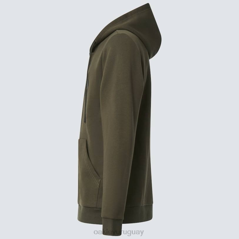 Oakley sudadera con capucha y cremallera completa elipse XT4H2282 ropa nuevo pincel oscuro