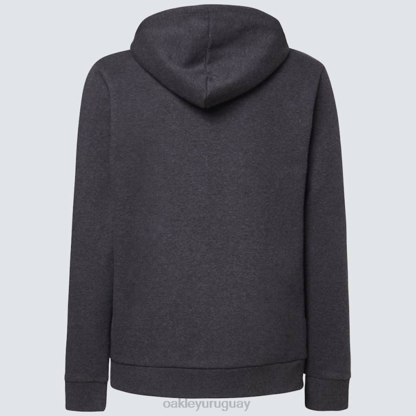Oakley sudadera con capucha y cremallera completa relax XT4H2423 ropa brezo gris oscuro