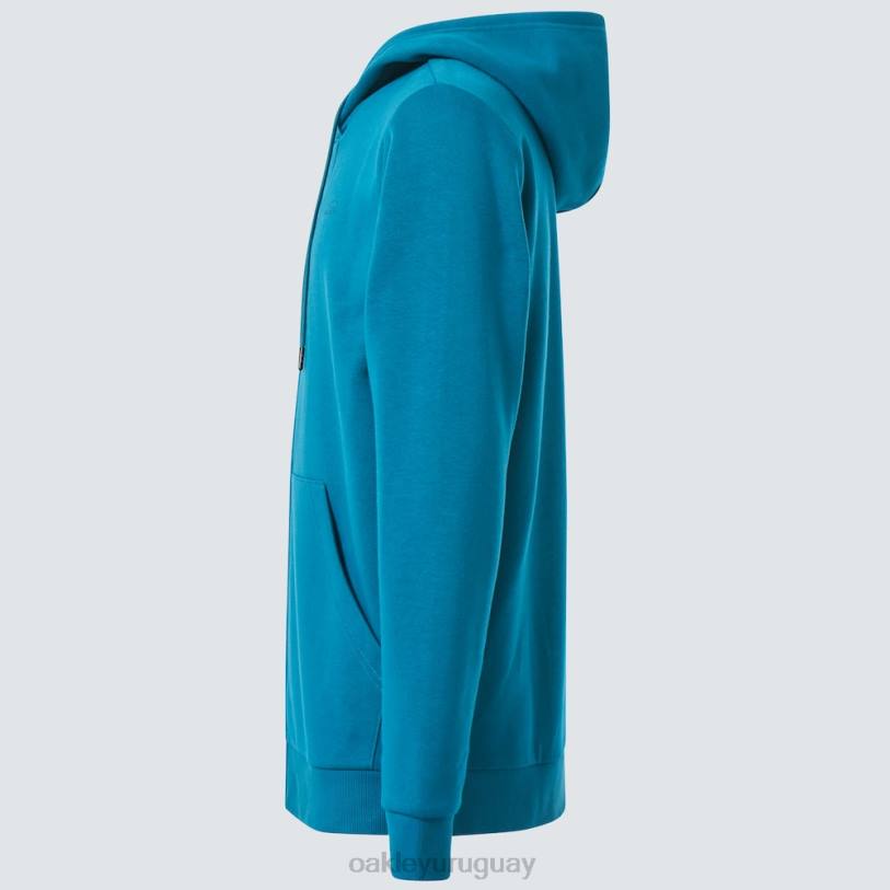 Oakley sudadera con capucha y cremallera completa relax XT4H2424 ropa aurora azul