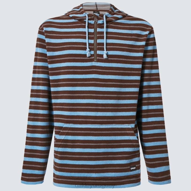 Oakley sudadera con capucha y cremallera de 1/4 XT4H2234 ropa rayas de jarra