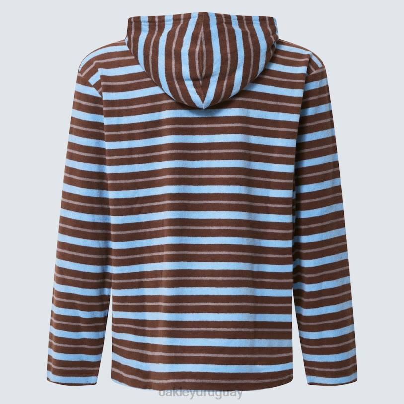 Oakley sudadera con capucha y cremallera de 1/4 XT4H2234 ropa rayas de jarra