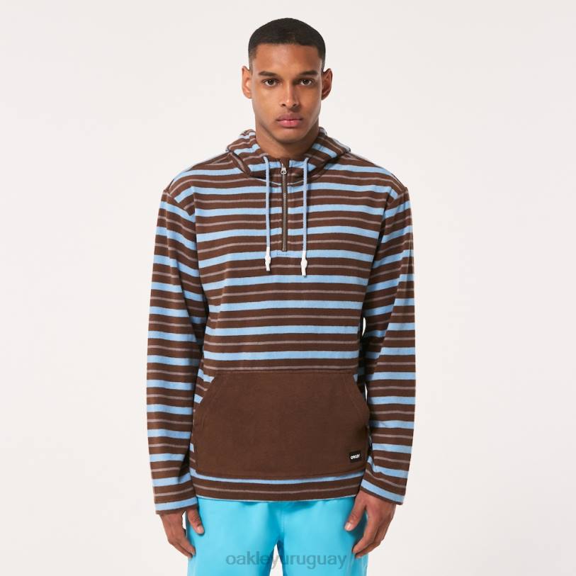 Oakley sudadera con capucha y cremallera de 1/4 XT4H2234 ropa rayas de jarra