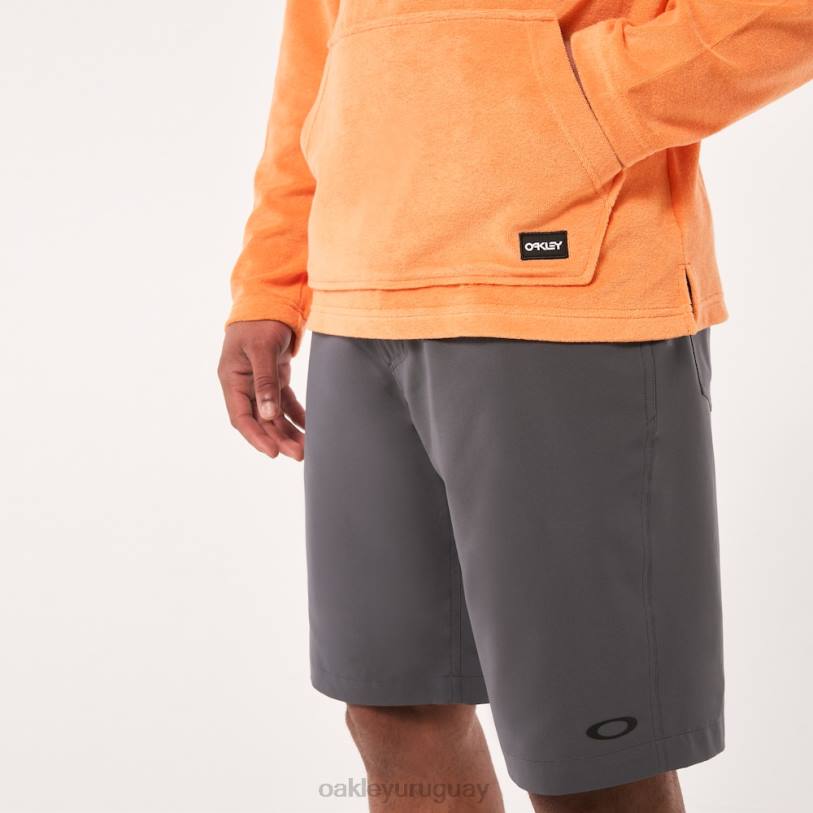 Oakley sudadera con capucha y cremallera de 1/4 XT4H2235 ropa naranja suave