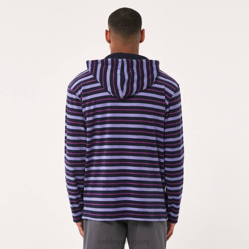 Oakley sudadera con capucha y cremallera de 1/4 XT4H2236 ropa rayas de profundidad