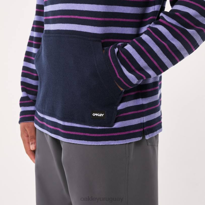 Oakley sudadera con capucha y cremallera de 1/4 XT4H2236 ropa rayas de profundidad