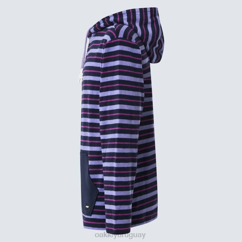 Oakley sudadera con capucha y cremallera de 1/4 XT4H2236 ropa rayas de profundidad