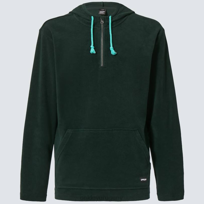 Oakley sudadera con capucha y cremallera de 1/4 XT4H2237 ropa cazador verde