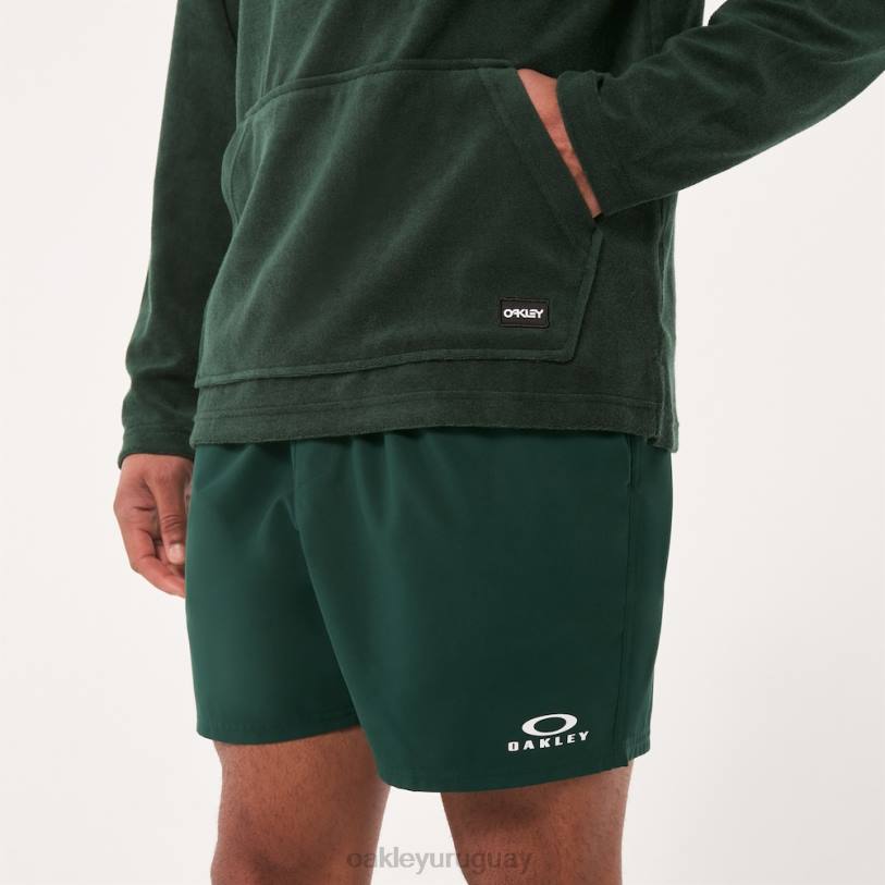 Oakley sudadera con capucha y cremallera de 1/4 XT4H2237 ropa cazador verde