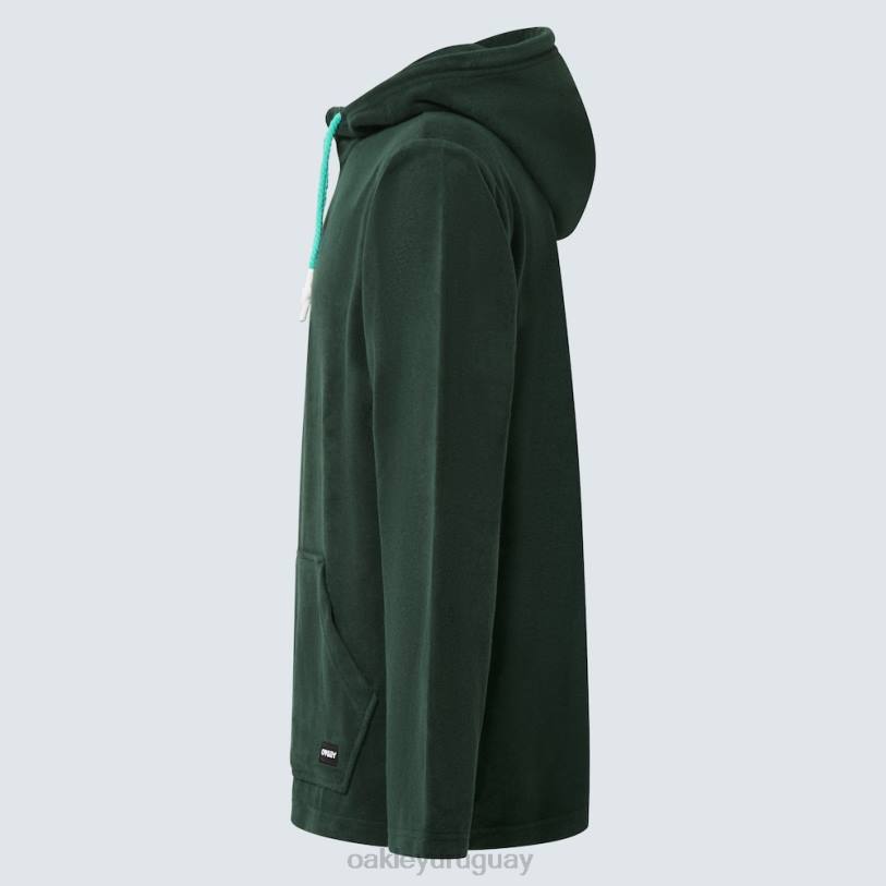 Oakley sudadera con capucha y cremallera de 1/4 XT4H2237 ropa cazador verde