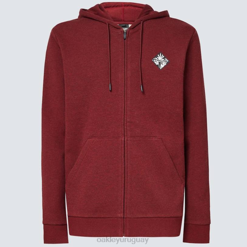 Oakley sudadera palms b1b fz XT4H2533 ropa brezo rojo hierro