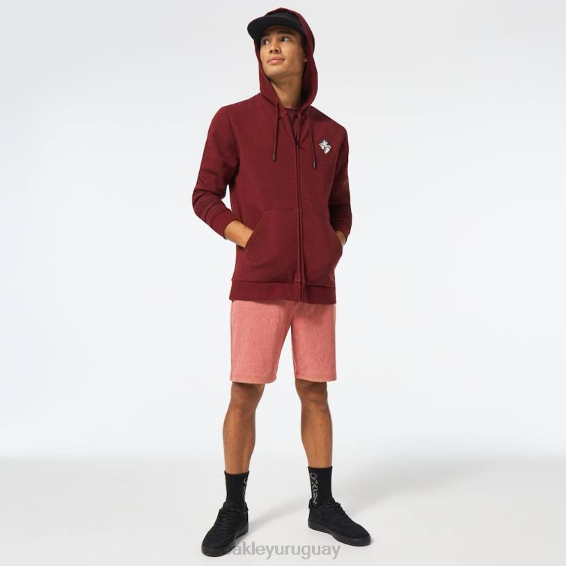 Oakley sudadera palms b1b fz XT4H2533 ropa brezo rojo hierro