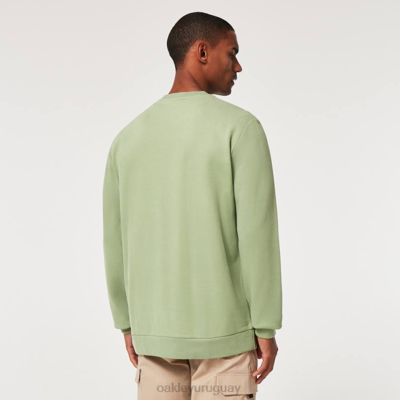 Oakley sudadera vintage con tripulación XT4H2142 ropa nuevo jade