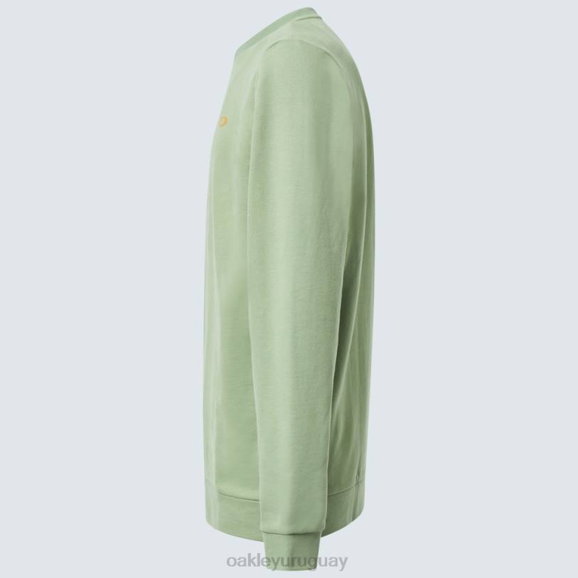 Oakley sudadera vintage con tripulación XT4H2142 ropa nuevo jade